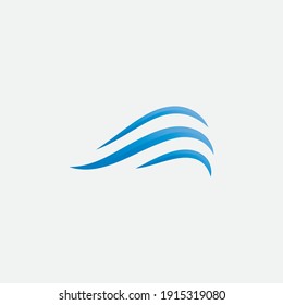 Water wave icon vector illustration