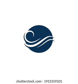 Water wave icon vector illustration