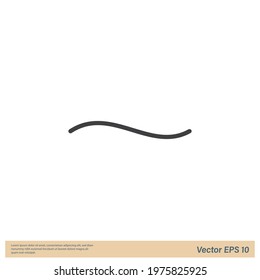 water wave icon vector illustration logo template