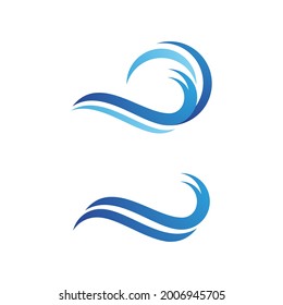 Vektorgrafik-Design mit Wasserwelle