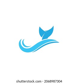 Vektorgrafik-Logo der Wasserwelle