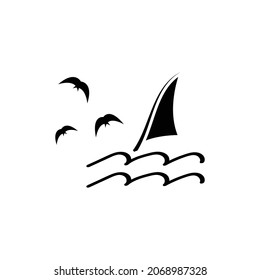 Logo de diseño de ilustraciones de vectores de ondas de agua