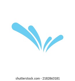 Water wave icon vector illustration design logo