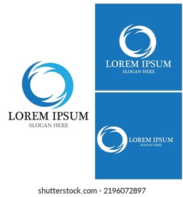 Water wave icon vector illustration design logo