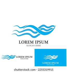 diseño de ilustraciones de vectores de ondas de agua