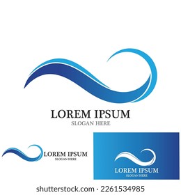 Vektorgrafik-Vektorgrafik-Design mit Wasserwelle