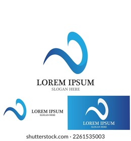 water wave icon vector illustration template design
