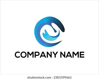 Water wave icon vector illustration design logo