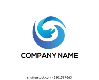 Water wave icon vector illustration design logo