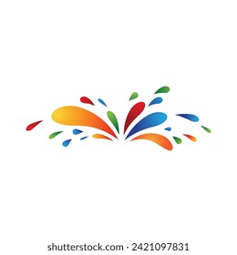 Logo de diseño de ilustraciones de vectores de ondas de agua