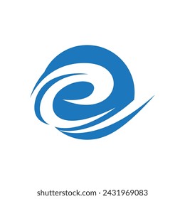 Icono de onda de agua ilustración vectorial logo de diseño