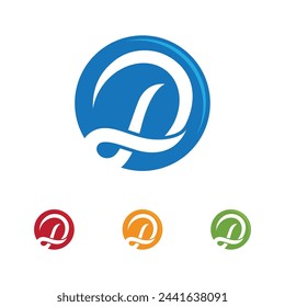 Icono de onda de agua ilustración vectorial logo de diseño