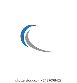 Water wave icon vector illustration design logo