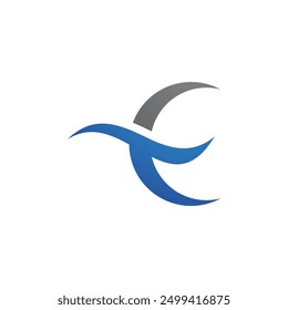 Water wave icon vector illustration design logo
