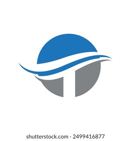 Water wave icon vector illustration design logo