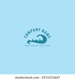 Water wave icon vector illustration design logo