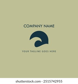 Ícone de onda de água vetor ilustração design logotipo