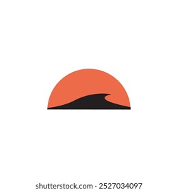 Water wave icon vector illustration design logo
