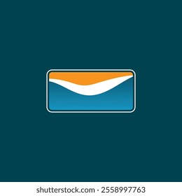 Water wave icon vector illustration design logo