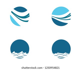 Water wave illustration