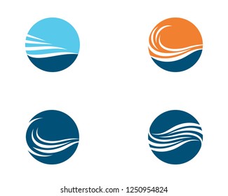 Water wave illustration