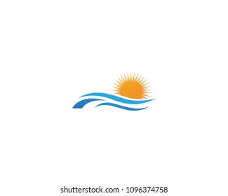 Water wave logo