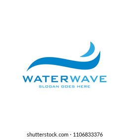 Water wave logo