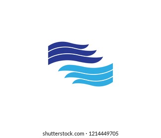 Water wave logo