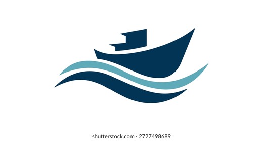Colección del logotipo de la onda del agua – Diseños del símbolo del océano, de la nave, y de la gota