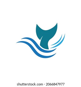 Water Wave Logo desain abstract template vector