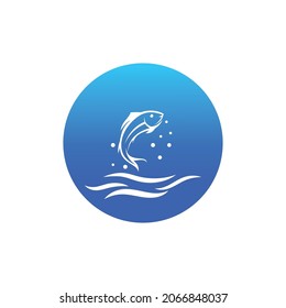 Water Wave Logo desain abstract template vector