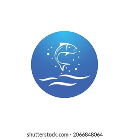 Water Wave Logo desain abstract template vector