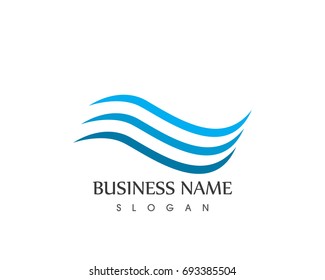 Water Wave Logo Design