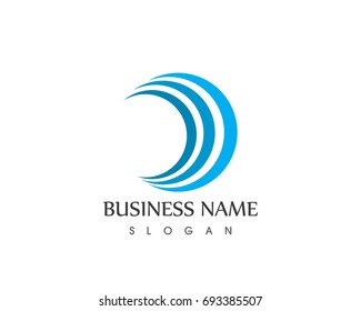 Water Wave Logo Design