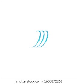 water wave logo design element