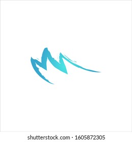 water wave logo design element