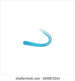 water wave logo design element