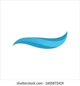 water wave logo design element