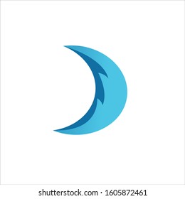 water wave logo design element
