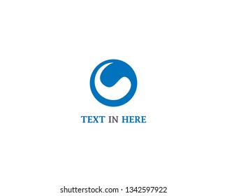 Water Wave logo design template