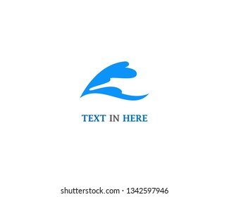 Water Wave logo design template