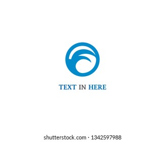 Water Wave logo design template