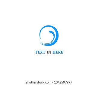 Water Wave logo design template