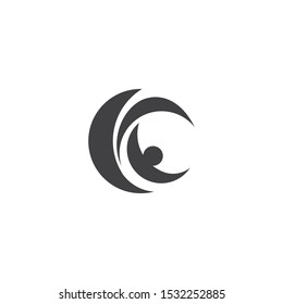 Water wave Logo design vector Template