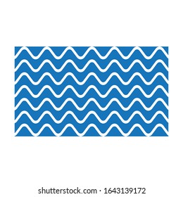 Water wave Logo design vector Template