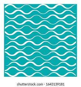 Water wave Logo design vector Template