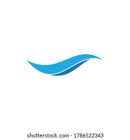 Water wave Logo design vector Template