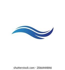 Vector de diseño del logotipo de Wave de agua