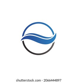 Vector de diseño del logotipo de Wave de agua
