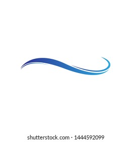 Water wave Logo Icon Design Template Vector Illustration.